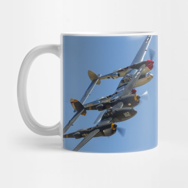 P-38 Lightnings by acefox1